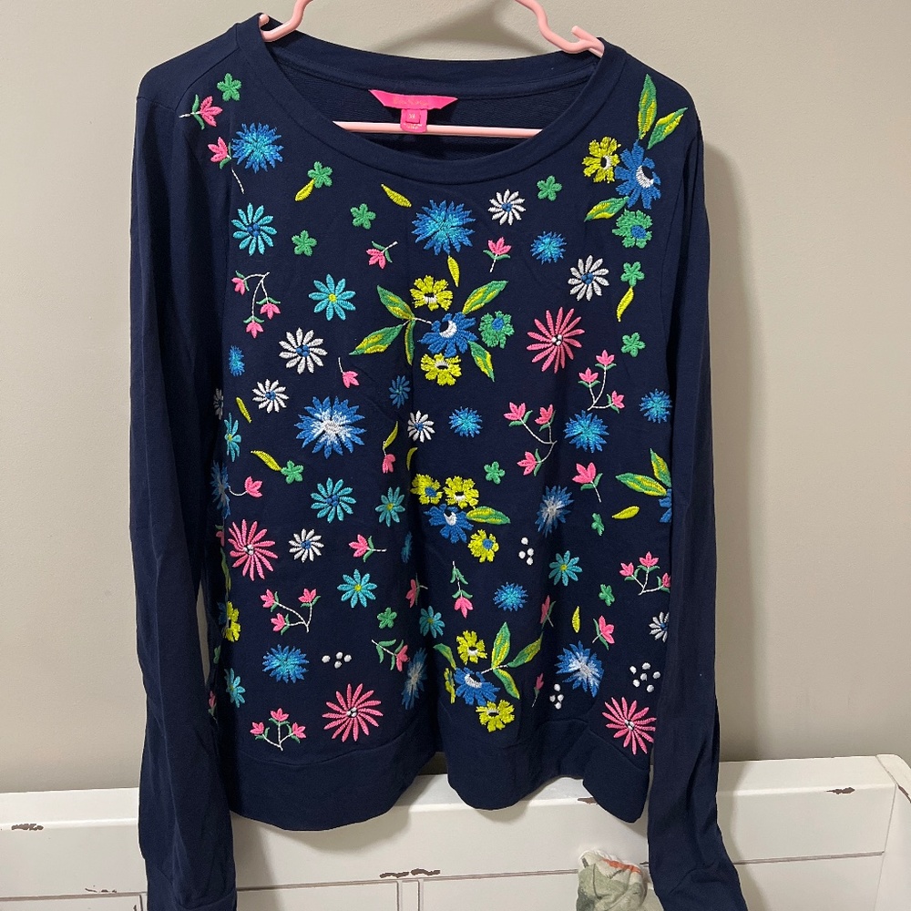 Lilly Pulitzer Embroidered Sweater
